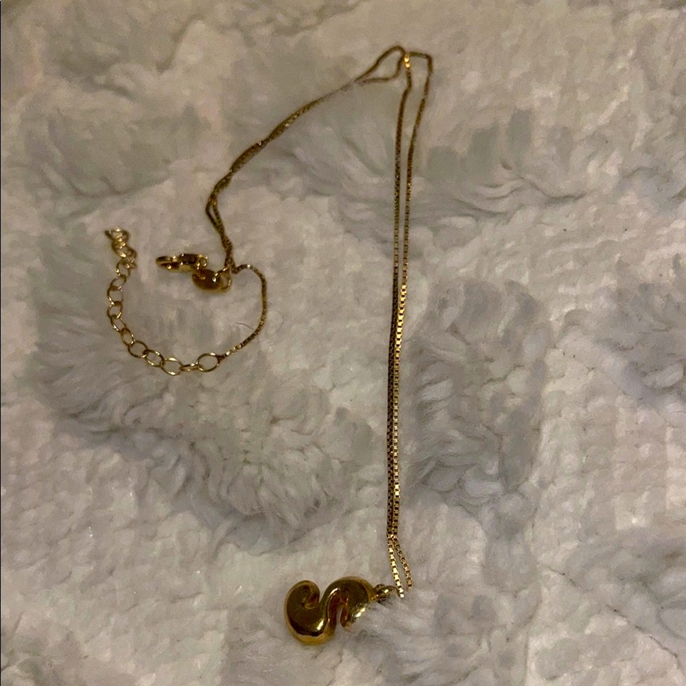 S Pendant Necklace - Picture 3 of 3